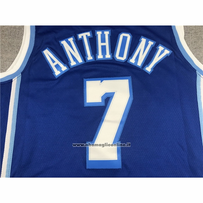 Maglia Los Angeles Lakers Carmelo Anthony #7 Classic 2021 Blu